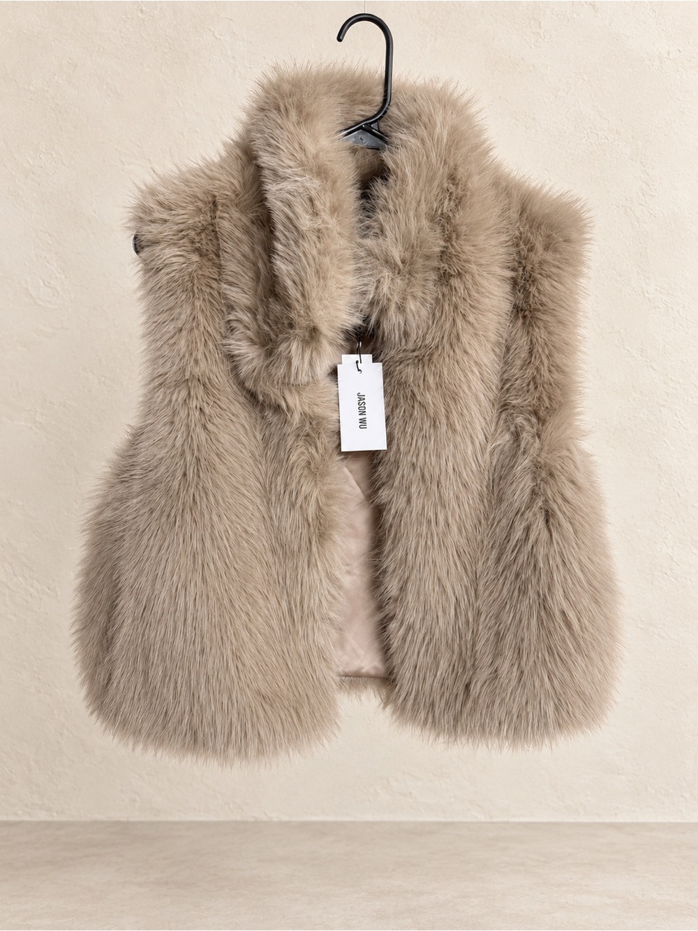 Jason Wu Taupe Faux Fur Vest